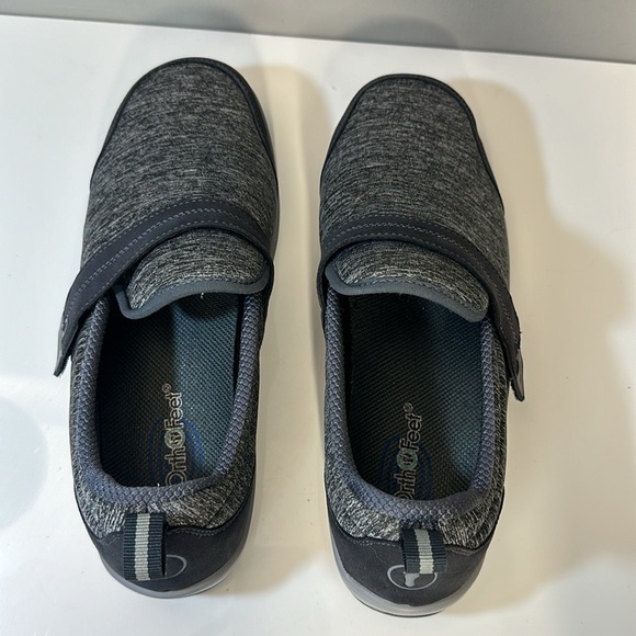 Orthofeet 822 Quincy Stretch Gray Orthotic Slip On Shoes Womens 11X-Wide (2E) - Picture 8 of 15